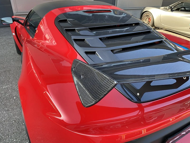 JUBU Carbon Endplatte für Exige Sport (410 Style) Carbon Heckflügel alle Modelle Exige 380/410/420 Carbon Heckflügel