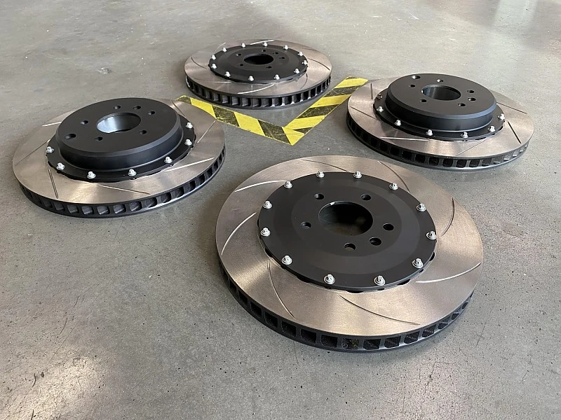 JUBU AP Racing sport brake discs front (two-piece, floating) for Exige S3 | 3-Eleven