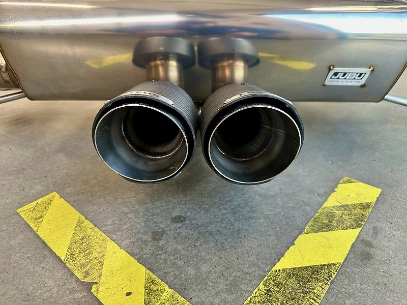 JUBU stainless steel motorsport silencer (low noise) for all Exige V6, Evora and 311