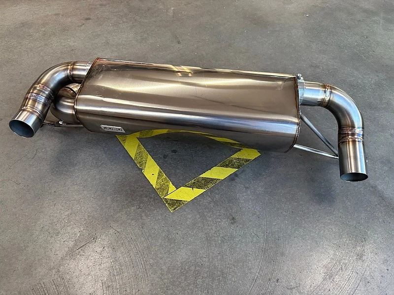 JUBU stainless steel muffler (low noise) non valved for Emira V6
