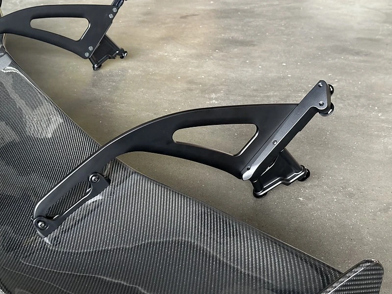 Lotus Emira carbon swan neck rear wing JUBU Performance