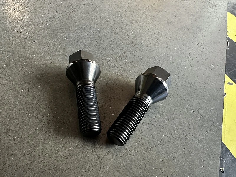 JUBU titanium wheelbolts ultralight  for Exige S3 | 3-Eleven | Evora | Emira