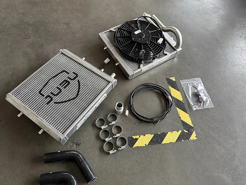 Kühler upgrade Lotus Emira JUBU Performance