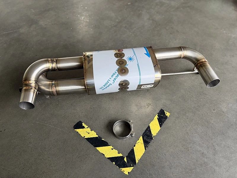 JUBU stainless steel muffler (noisy) non valved Emira V6