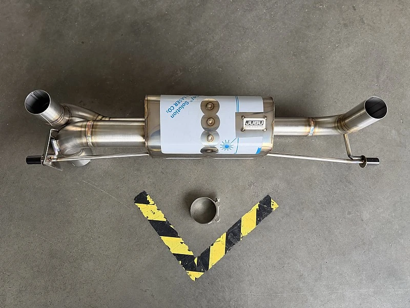 JUBU stainless steel muffler (noisy) non valved Emira V6