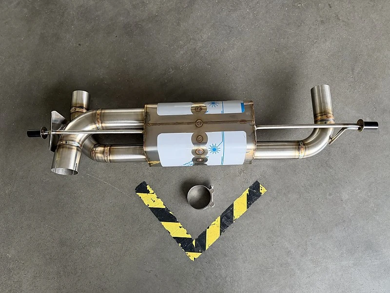 JUBU stainless steel muffler (noisy) non valved Emira V6